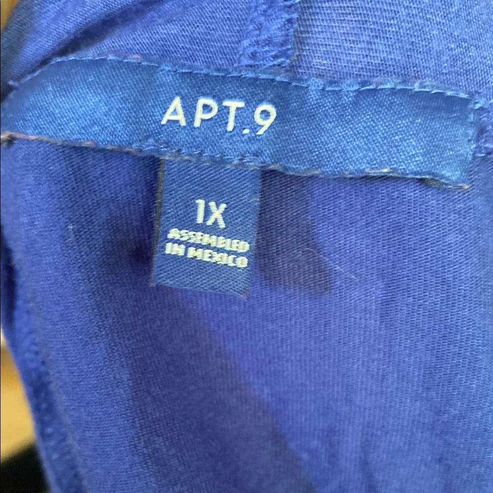 Apt. 9 Blue Open-Front Cardigan Sweater - Picture 5 of 6